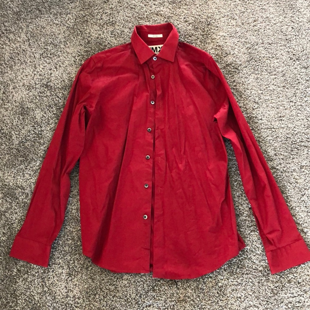 Express Fitted Dress Shirt